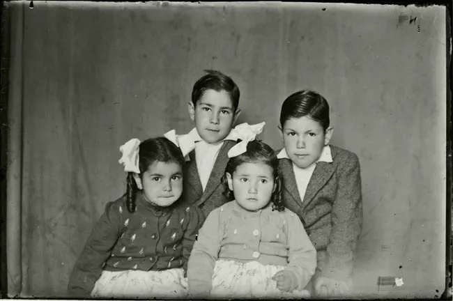 Retrato grupal infantil