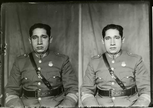 Dos retratos de un carabinero