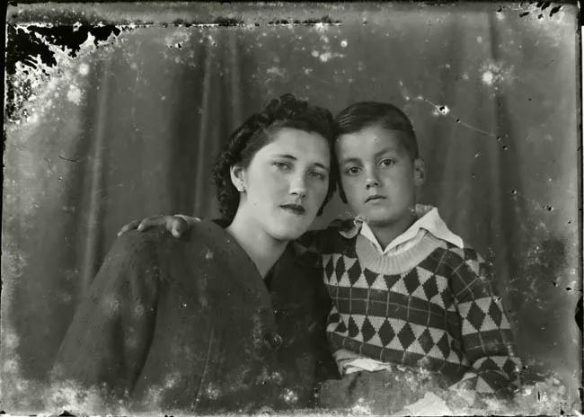 Retrato de madre e hijo