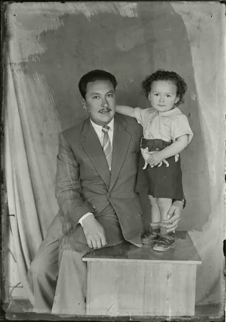 Retrato de padre e hijo