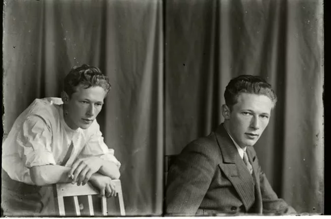 Dos retratos masculinos