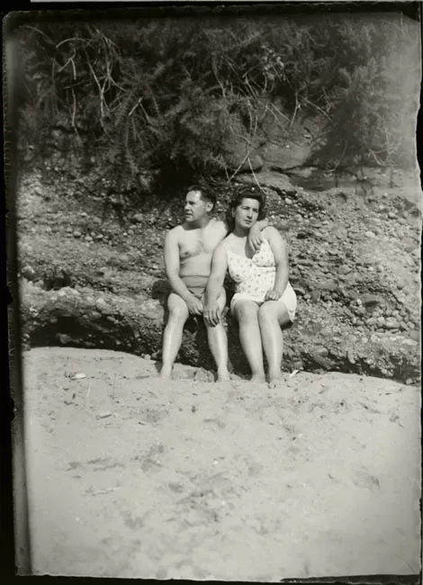 Pareja en la playa