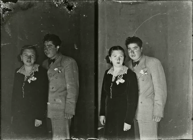 Dos retratos de una pareja