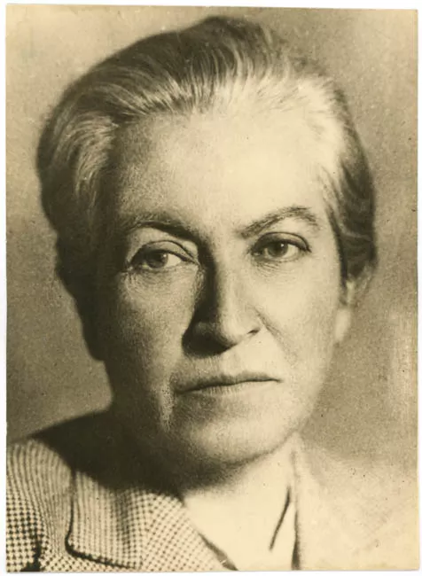 Retrato de Gabriela Mistral