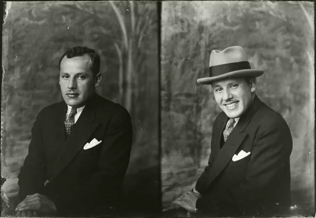 Dos retratos masculinos
