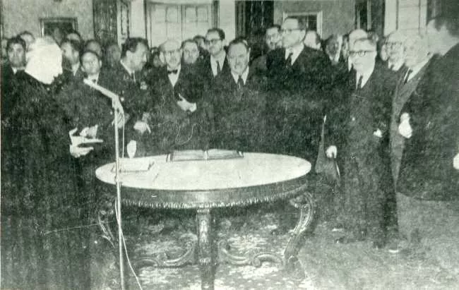 Ceremonia de Inauguración del Museo O'Higginiano y de Bellas Artes de Talca