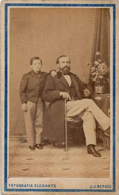 Retrato masculino y niño