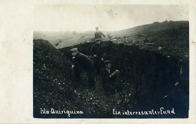 Isla Quiriquina, marinos alemanes