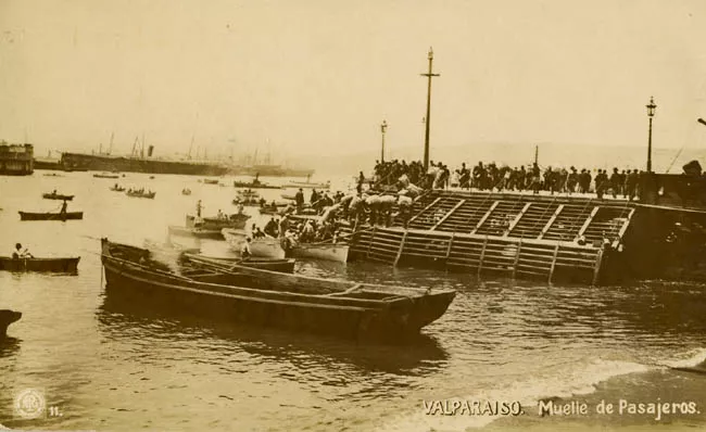 VALPARAISO,MUELLE DE PASAJEROS