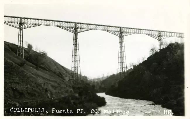 COLLIPULLI, PUENTE FF.CC. MALLECO