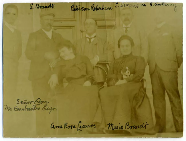 Retrato de G. Brandt y otros