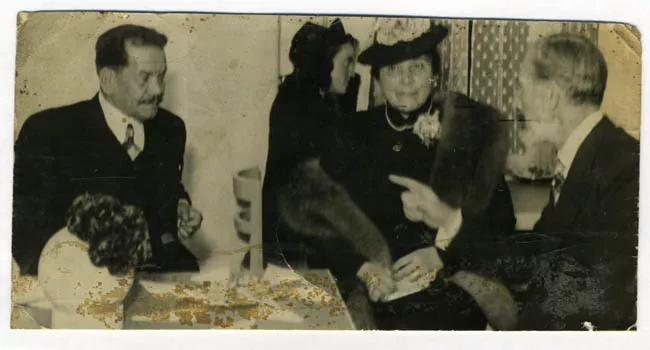 Presidente Don Pedro Aguirre Cerda y esposa