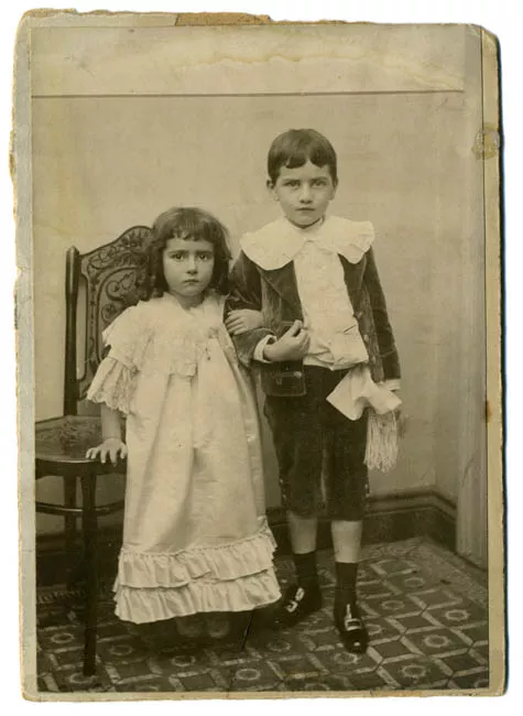 Retrato hermanos Salas Edwards