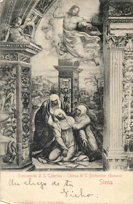 Svenimento di S. Caterina - Chiesa di S. Domenico (Sodoma) Siena