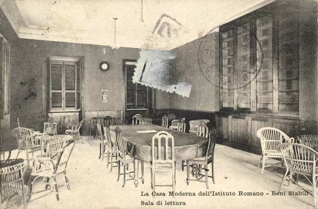 La Casa Moderna dell´Instituto Romano - Beni Stabili Sala di lettura