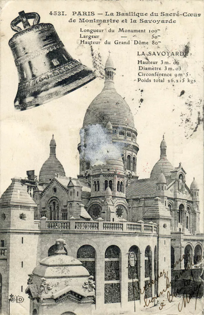 La Basílica de Sacre Coeur en Montmatre, París