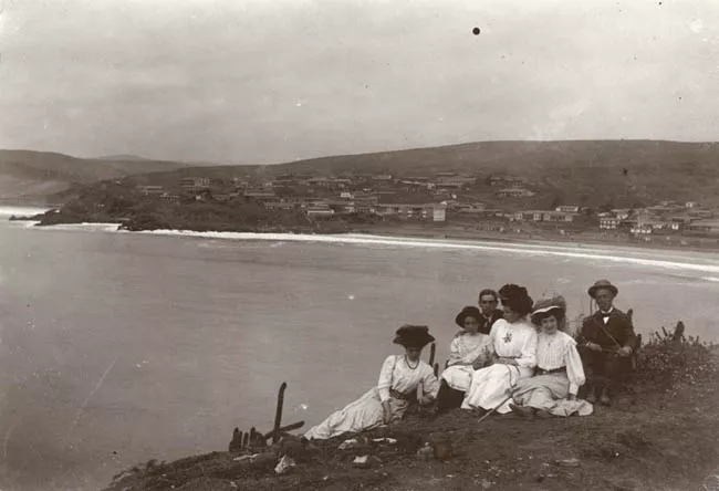 Grupo en la playa de Cartagena