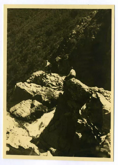 Retrato de Don Einar Altschwager Mantels con un amigo