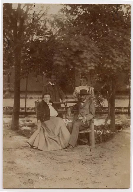 Retrato de Carlos Fontecilla y esposa