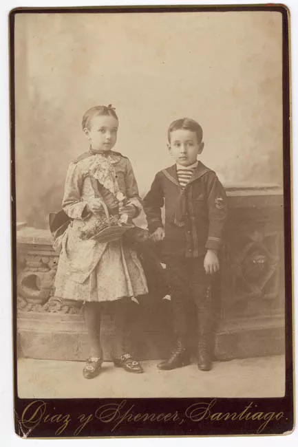Retrato de hermanos Errázuriz Echenique