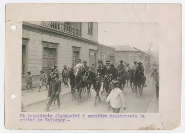 Don Arturo Alessandri Palma en Vallenar