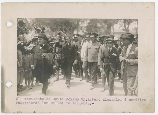 Don Arturo Alessandri Palma en Vallenar 