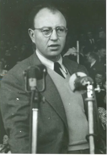 Retrato de Howard Fast, París