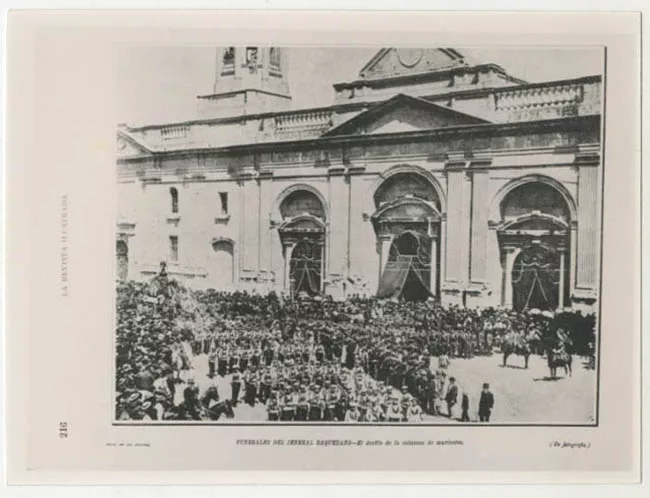 FUNERAL DE DON MANUEL BAQUEDANO GONZALEZ