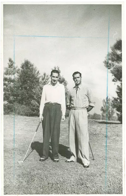 Retrato de Francisco Prieto, campeón chileno de golf