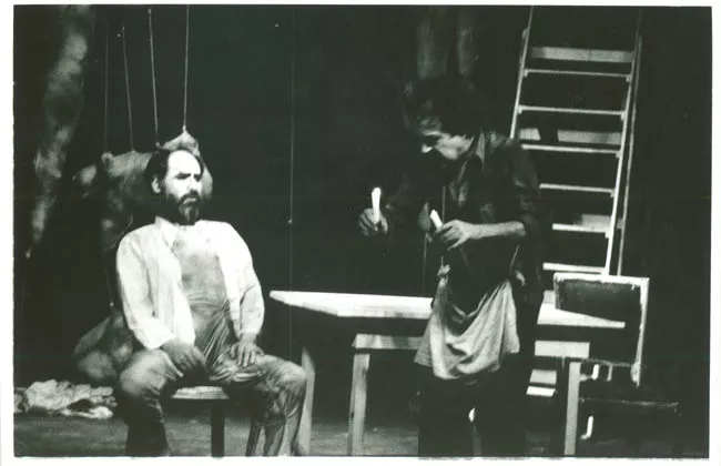 TEATRO:" LA CONTIENDA HUMANA";EL TELON.