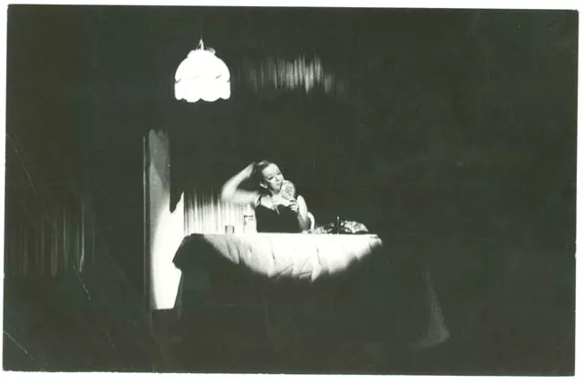 S.PIÑEIRO ACTUA EN UNA OBRA DE TEATRO.