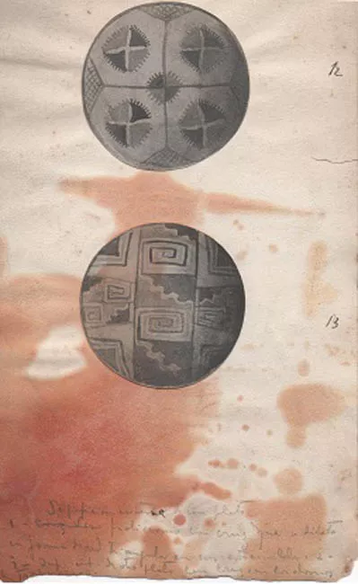 2 PLATOS, CON DISEñOS.