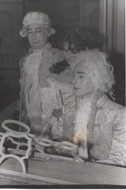 Escena de Amadeus, obra de teatro 