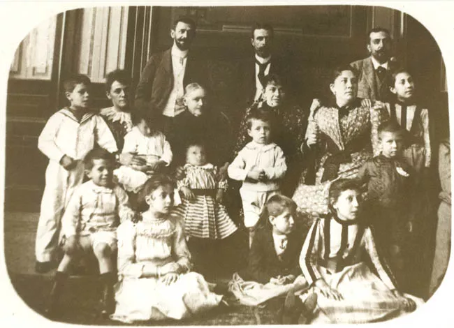 Retrato familia Riesco