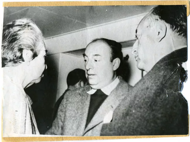 Gabriela Mistral, Pablo Neruda y Miguel Ángel Asturias