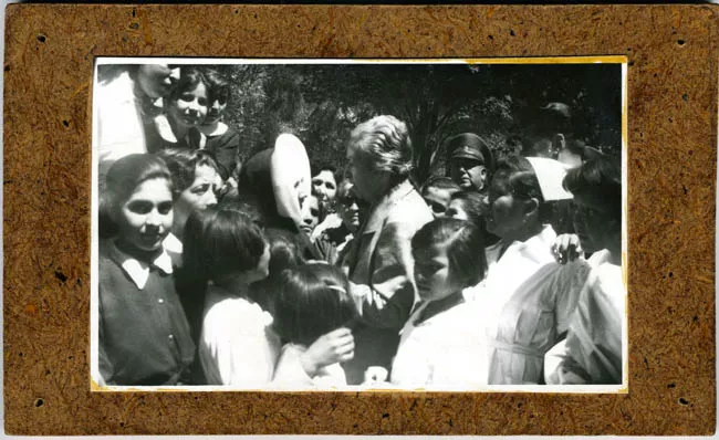 Visita de Gabriela Mistral 