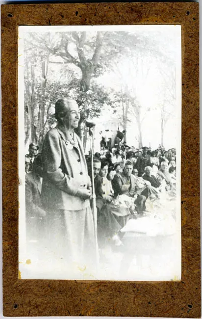 Visita de Gabriela Mistral 