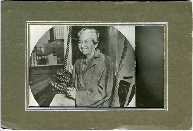 Retrato de Gabriela Mistral