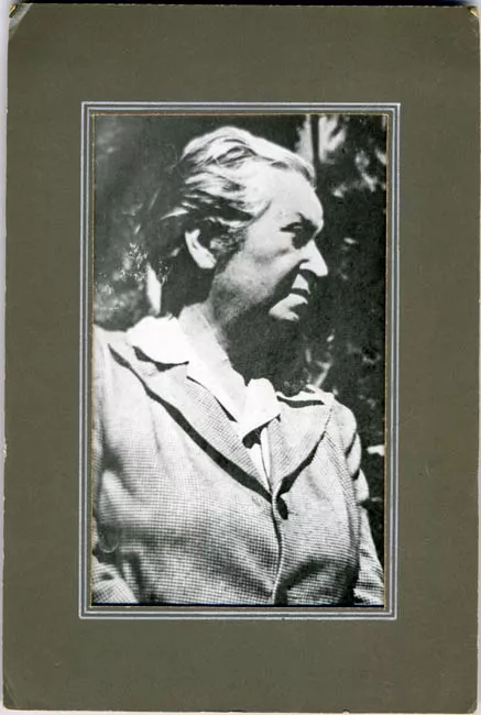 Retrato de Gabriela Mistral