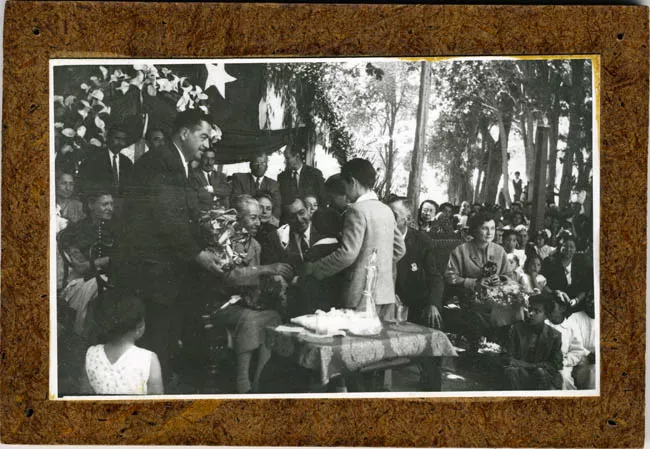 Visita de Gabriela Mistral