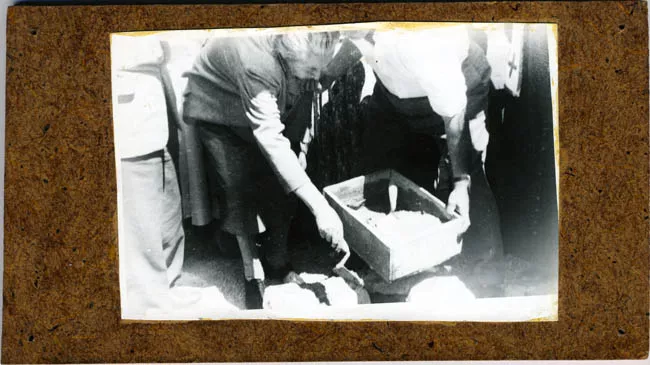 Gabriela Mistral en un acto público