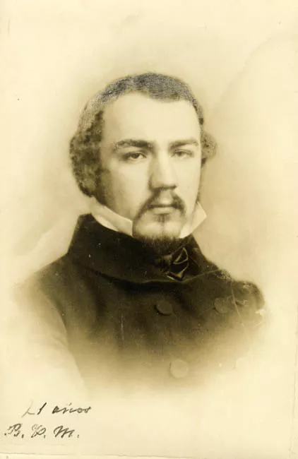 Benjamín Vicuña Mackenna a los 21 años