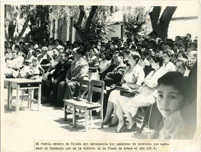 Homenaje a Gabriela Mistral 