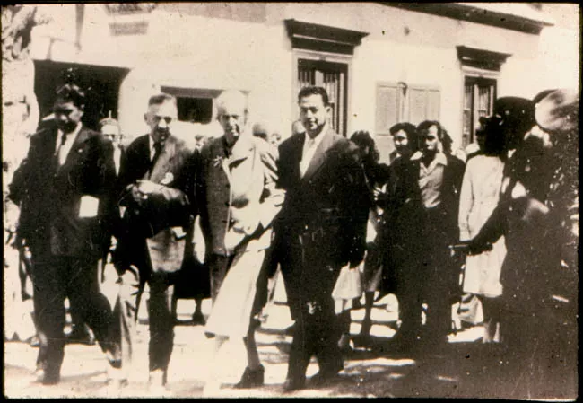 Visita de Gabriela Mistral