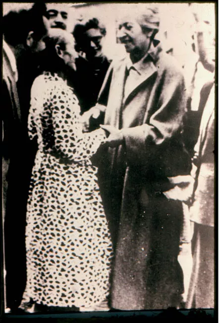 Visita de Gabriela Mistral 