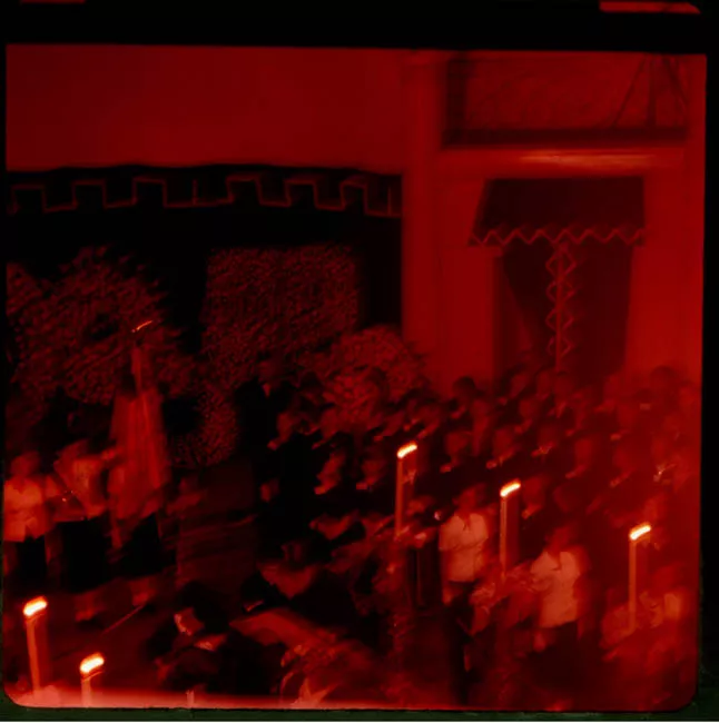 Velorio de Gabriela Mistral