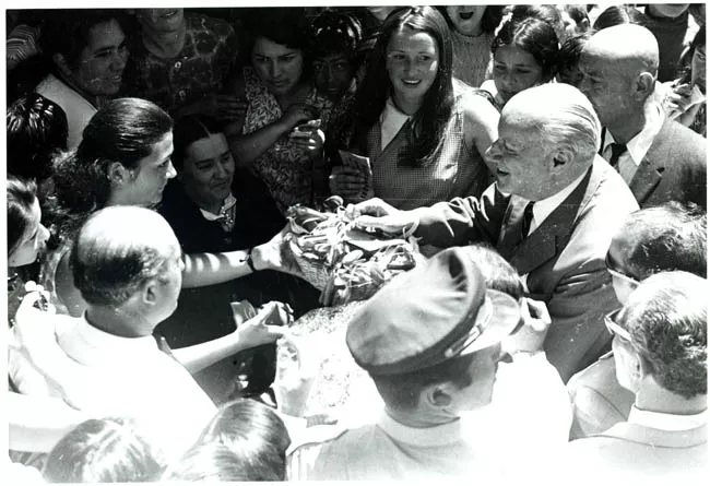 Don Jorge Alessandri Rodríguez en Cautín 