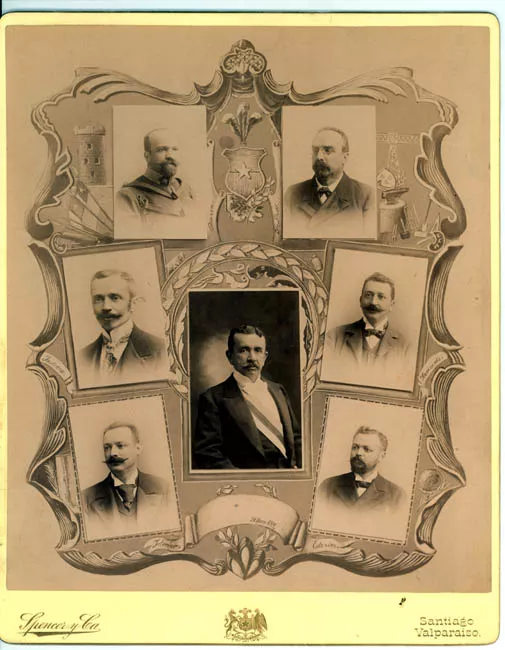 Retrato de Federico Errázuriz Echaurren y otros