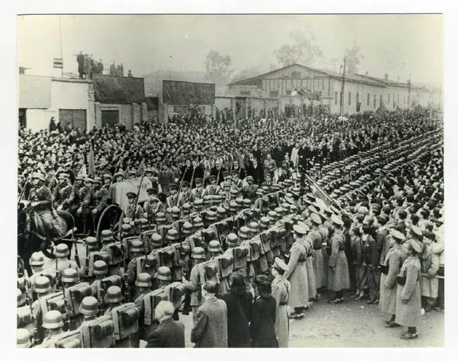 Funeral del Presidente  Juan Antonio Ríos 