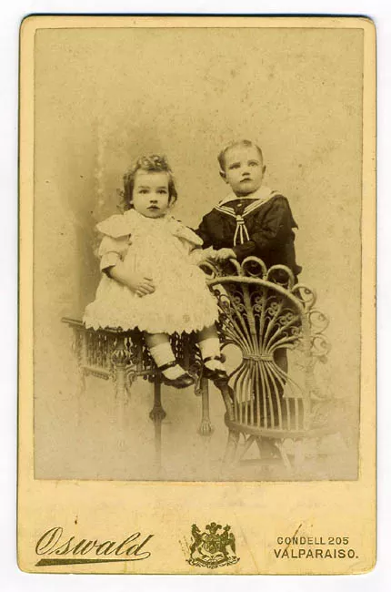 Retrato de niño y niña
